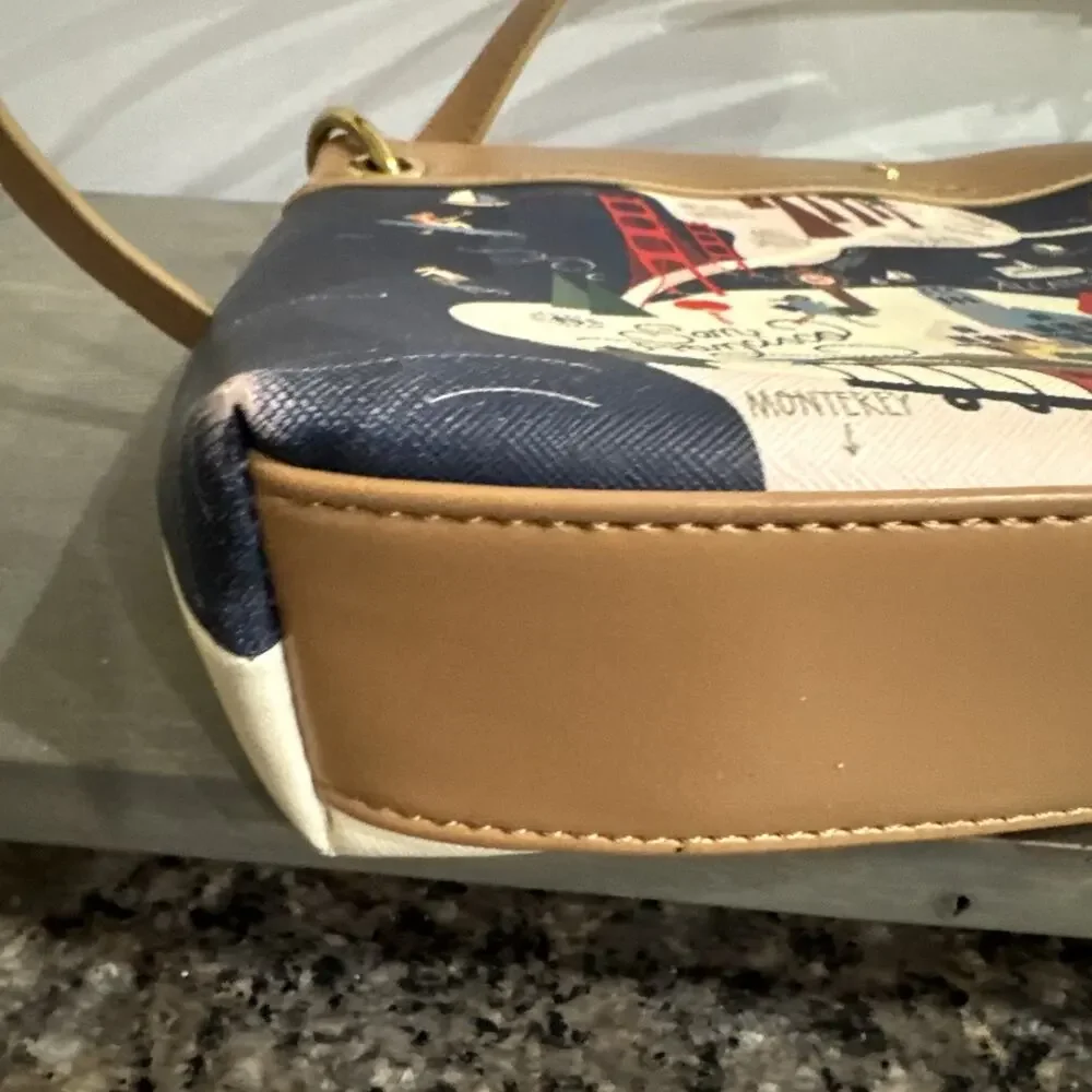 Rare Spartina 449 Northern California Crossbody Bag - Picture 5 of 16